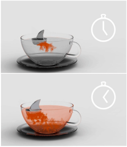 oliphillips:  Sharky Tea Infuser Designed