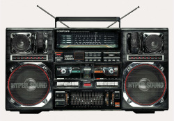 untitled photo by Lyle Owerko; Boombox series,