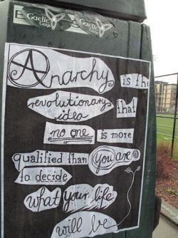 vegantruth:  Anarchy is the revolutionary