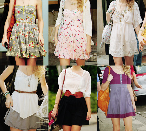 fashionchief:  The many looks of Miss Swift. I love the look in the center bottom.
