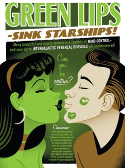 greggorysshocktheater:  Green Lips - Sink Starships 