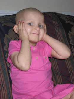 crystalcrimewaves:  sixthoffeb:  itsasuicide:  howaboutparis:   (Once again) This is Abby Smith, she just turned 7 this year. On March of 2006, at 23 months old, Abby was diagnosed with Medulloblastoma. Back then the brain tumor was a size of a golf ball.