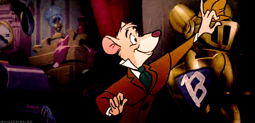lookivegotablanket:  ahsia:  Dude. The Great Mouse Detective (1986) is damn good.   Basil is such a BAMF. 