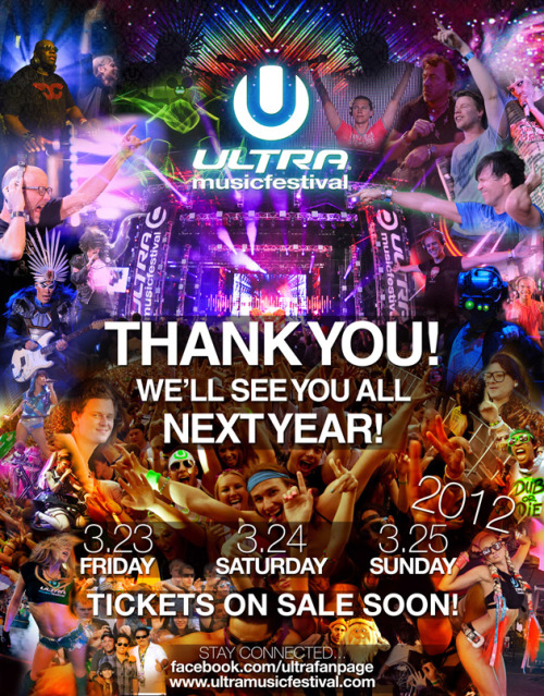If you didn’t get to make it down to South Beach for all the Miami Music Week festivities this year, don’t worry, because Ultra Music Festival is already planning next year! Another 3 days of amazing music, March 23-25 of 2011, is when you need to be...