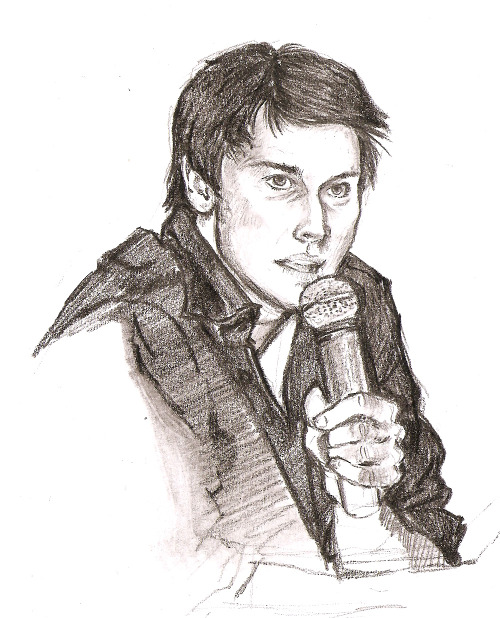 His face is all wrong, but…an attempt at Misha Collins. I promise to do better when I try it again next time. =A=