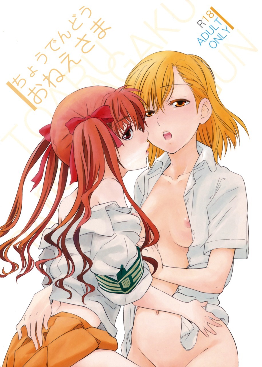 Choudendou Oneesama by BAKA to HASA me To Aru Kagaku no Choudenjibou yuri doujin