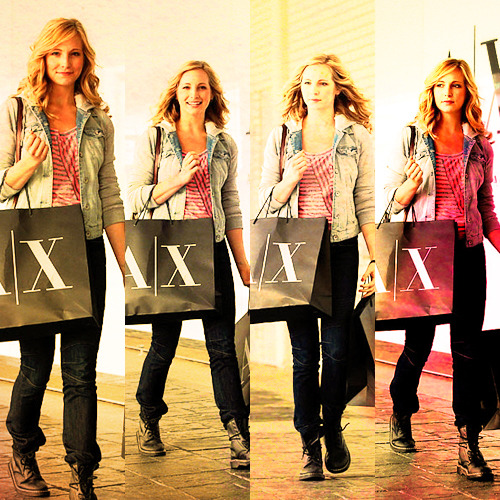 Candice ACCOLA at ARMANi EXCHANGE (04/12/11)