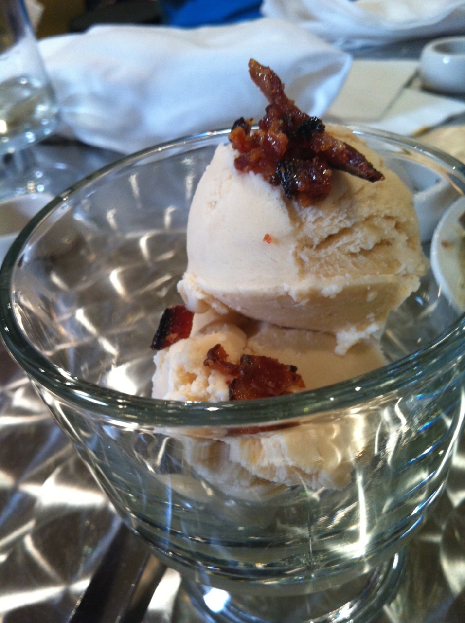 Richard Blais’s bacon ice cream. If you’re in New York today, please go to this place.