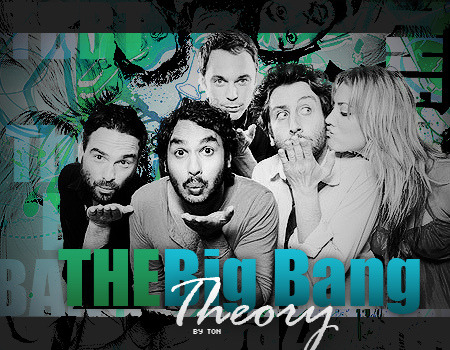 big-bang-bazinga:  Big Bang Theory in Green and Blue