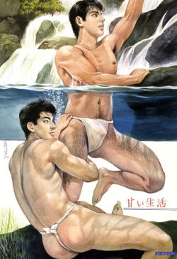 androphilia:  Illustration By Gekko Hayashi a.k.a. Gōjin Ishihara [Ishihara Gōjin | ComiPress] [Macabre kids’ book art by Gojin Ishihara | Pink Tentacle] 