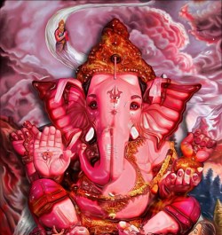 androphilia:  Pink Ganesha 