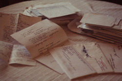 misswallflower:  To send a letter is a good way to go somewhere without moving anything but your heart.    ~  Phyllis Theroux 