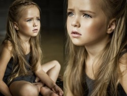 the-clown-has-no-penis:  the awkward moment when a 4 year old is prettier than you. 