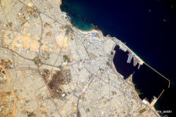 Tripoli, Libia [via Nasa]