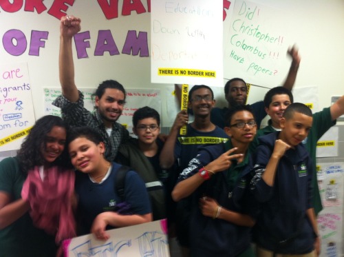On wednesday I had the amazing opportunity to do my first teach-in on immigrant detention and deport
