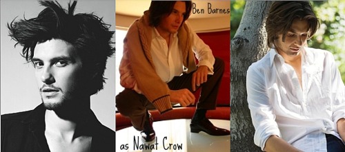 lo-cotidiano: Tamora Pierce fancast Nawat Crow played by Ben Barnes, the Daughter of the Lioness/Tri