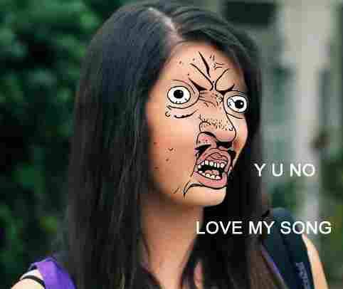yunoguycomic:  Y U NO - Rebecca Black Submitted by Donny  