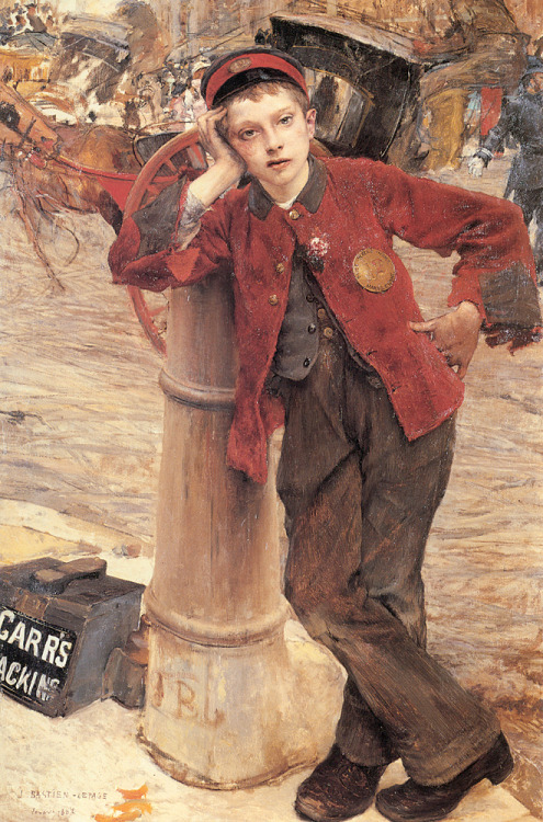 fuckyeahclassicart:  The London Bootblack by Jules Bastien-LePage 
