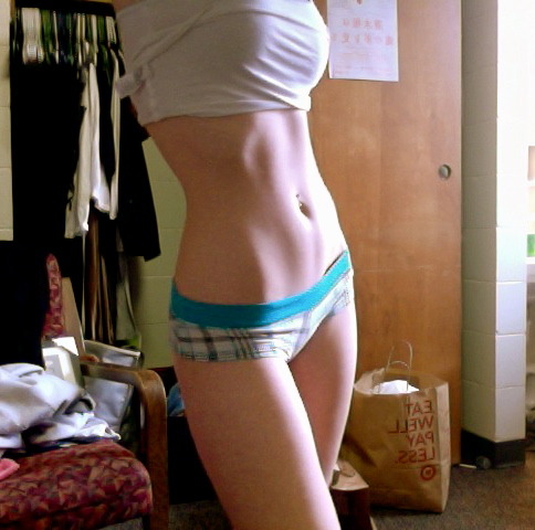 sweatsparkles: Haven’t posted a picture in a while. Wow.  Cute Panties.