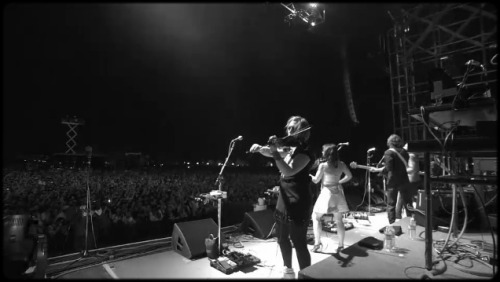 Arcade Fire live on YouTube from Coachella&hellip;I believe they were performing Month of May he
