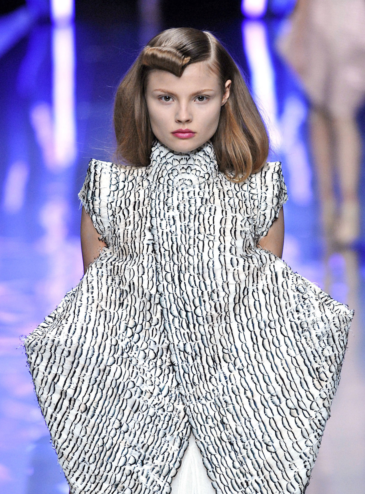 Magdalena Frackowiak at Alexander McQueen Spring 2008