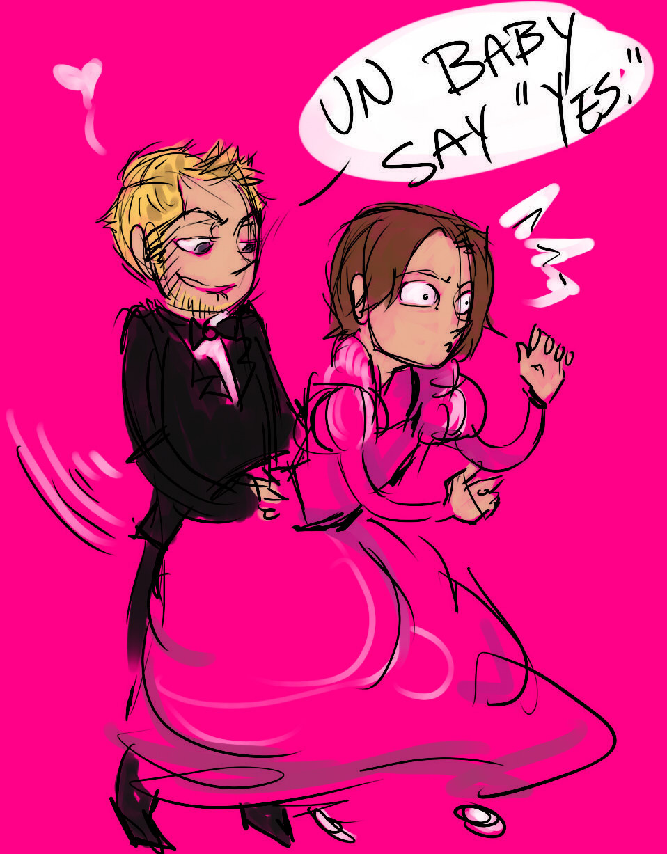 Lucifer/Sam. On prom night. In hot pink. BECAUSE.   Again, something from an old