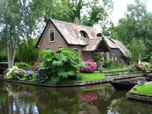 ideasandopinions: everythingdutch: The village without roads. I dream to live here one day.