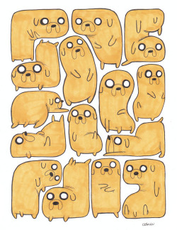 hello-zombie:  “The Jakes” by Oliver Akuin from this weekend’s Adventure Time show at Gallery Nucleus 