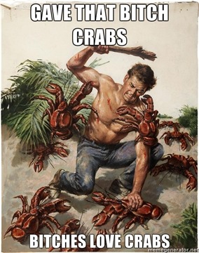 Crabs.