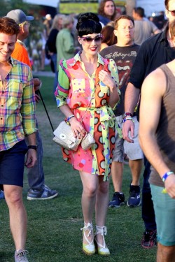 misswallflower:  Dita Von Teese at Coachella