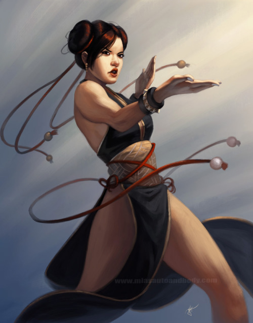 danhoward:Finished!  Chun-Li. Photoshop.www.miasautoandbody.comFollow.