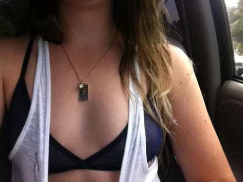 Nope! Love you in the bra. jessieandrews:Is anyone else weirded out I’m wearing a bra