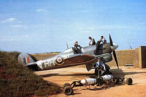 Big, brutal and British retrowar:
“veraphillips:
“ Typhoon of 175 Squadron
”
Nice color photo.
”