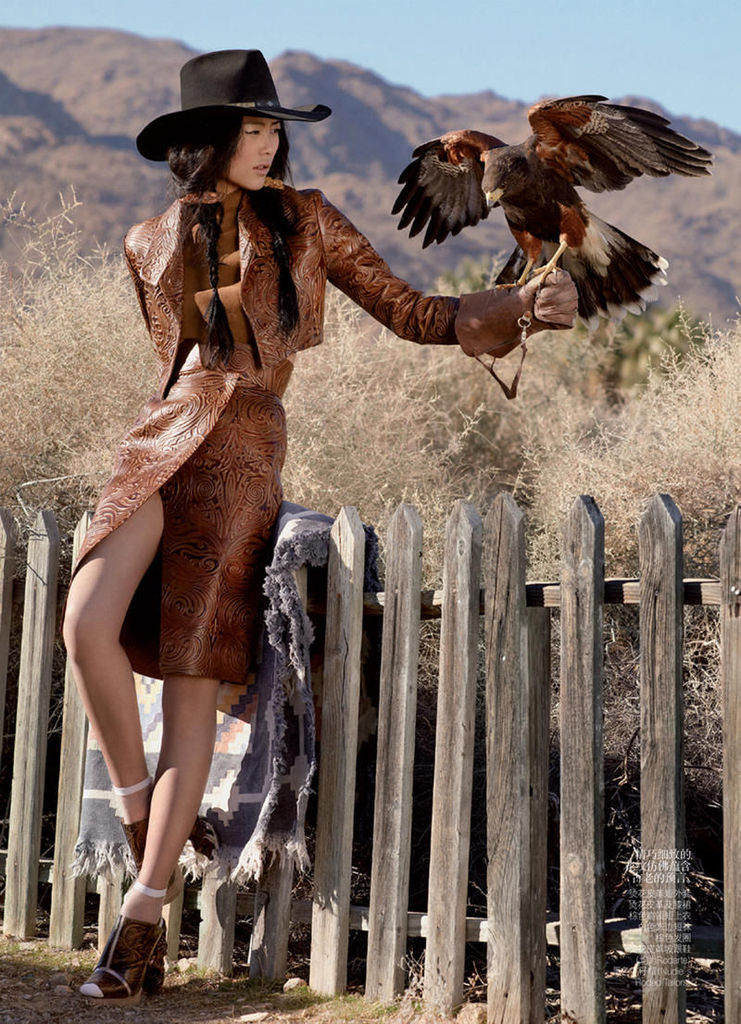 niteo:  “Wild is the Wind” with Liu Wen takes in May issue of Vogue China May