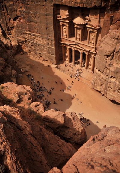 voyagesaroundtheworld:  Treasury, Petra, Jordan 