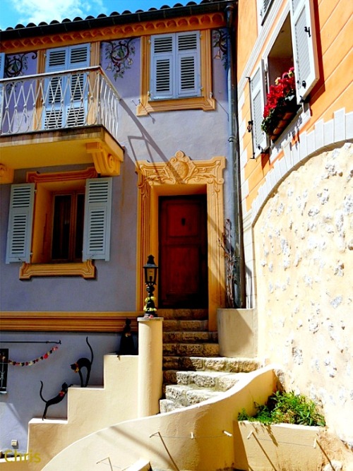 ysvoice:| ♕ |  Lovely house in Falicon, Côte d’Azur  | by krikou