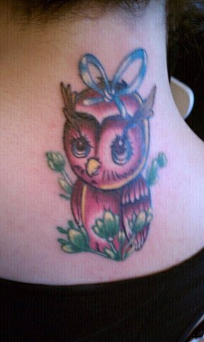 your-body-is-a-canvas:  My sweet little owl