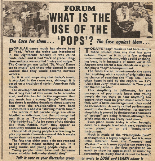 ~ Look and Learn, 1963 via How to be a Retronaut(click to enlarge)&ldquo;For: The fact that olde