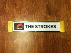 bummed that the strokes will be on conan