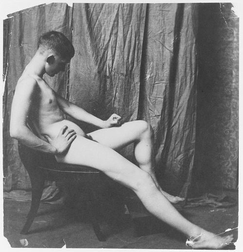 A second, less well-known photograph from this studio shoot by Thomas Eakins, I recognised the model