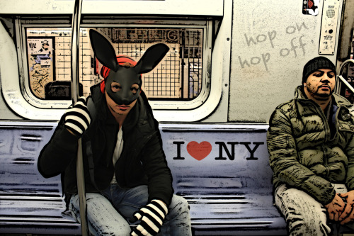 Porn photo Rabbit Train - NYC - Alexander Guerra 2010