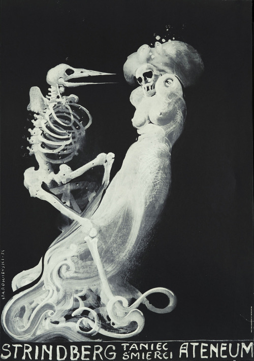 Strindberg, The Dance of Death poster by Franciszek Starowieyski, 1974