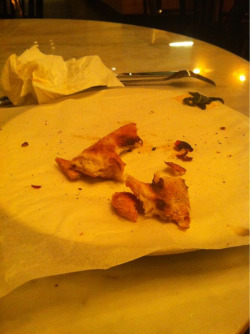 I ate all the pizza.