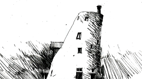 holymotherofhnng:  Concept art from the Lovegood House.  The drawings on the walls