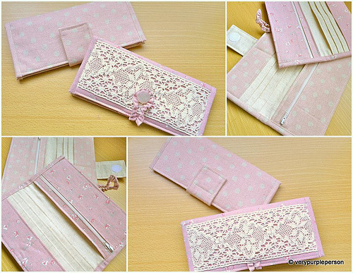 murielsweets:  DIY: Fabric wallet