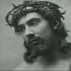 Catbountry:  Greggorysshocktheater:  Bela Lugosi As Jesus Christ In A 1909 Hungarian