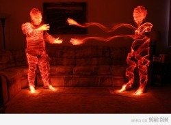 9gag:  Light Painting   pretty epic