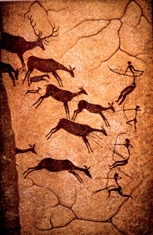 This is in Lascaux. Yeah I know a lot about paleolithic art.