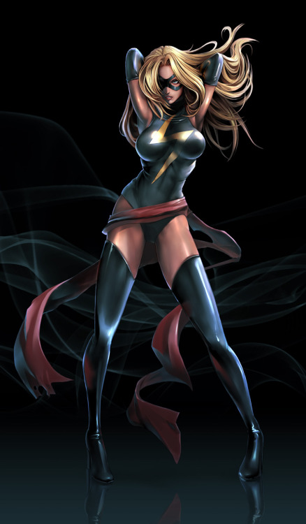 helliondeadwoman:  Ms. Marvel By Noroshi Ikegami