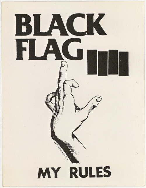 paulyfistfight:  iloveyoulessthanpunk:  Fuck you. I listen to Black Flag. My life